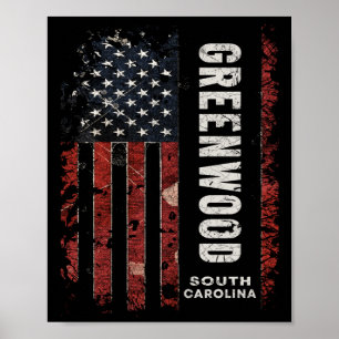 Póster Greenwood South Carolina