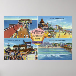 Póster Greetings From with Scenic Views 2