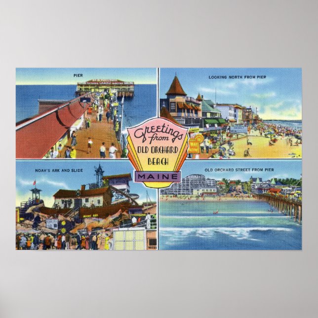Póster Greetings From with Scenic Views 2 (Frente)
