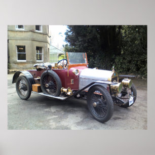 Póster Gregoire Phaeton, veterano auto francés.