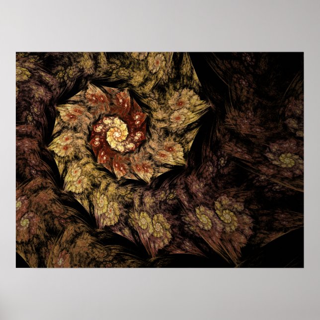 Póster Gregorian Chant Fractal (Frente)