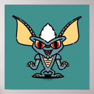 Póster Gremlins Caracteres de comic de banda corta