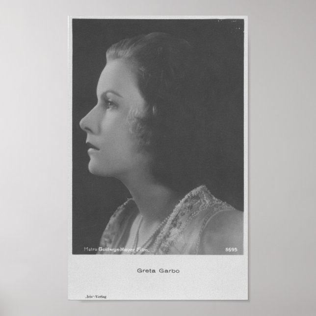 Póster Greta Garbo - Imagen vintage (Frente)