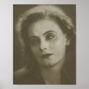 Póster Greta Garbo The Joyless Street Die freudlose Gasse