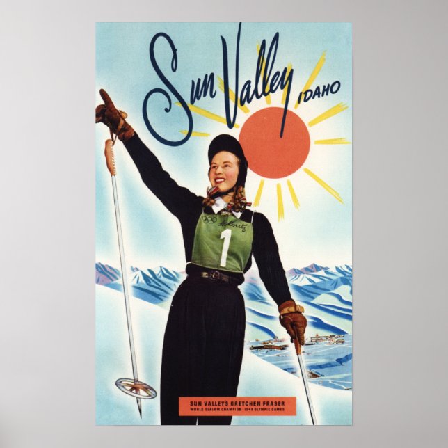 Póster Gretchen Fraser Advertisement Poster (Frente)