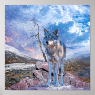 Póster Grey Wolf ANSWER THE CALL