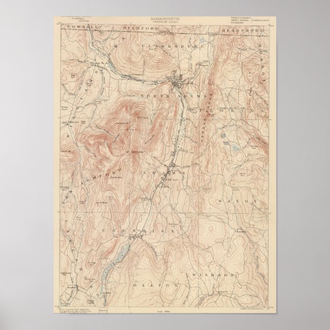 Póster Greylock, Massachusetts (Frente)