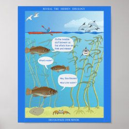 Póster Grietas en el Mundo - ¿Cómo está el agua? -