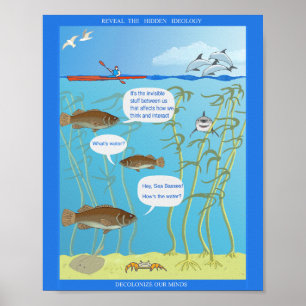 Póster Grietas en el Mundo - ¿Cómo está el agua? -