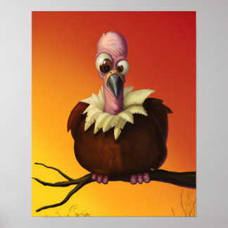 Póster Griffon-vulture