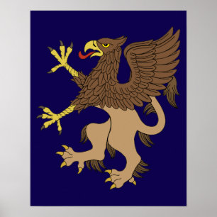 Póster Grifo rampante