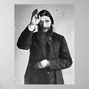 Póster Grigori místico ruso Yefimovich Rasputin