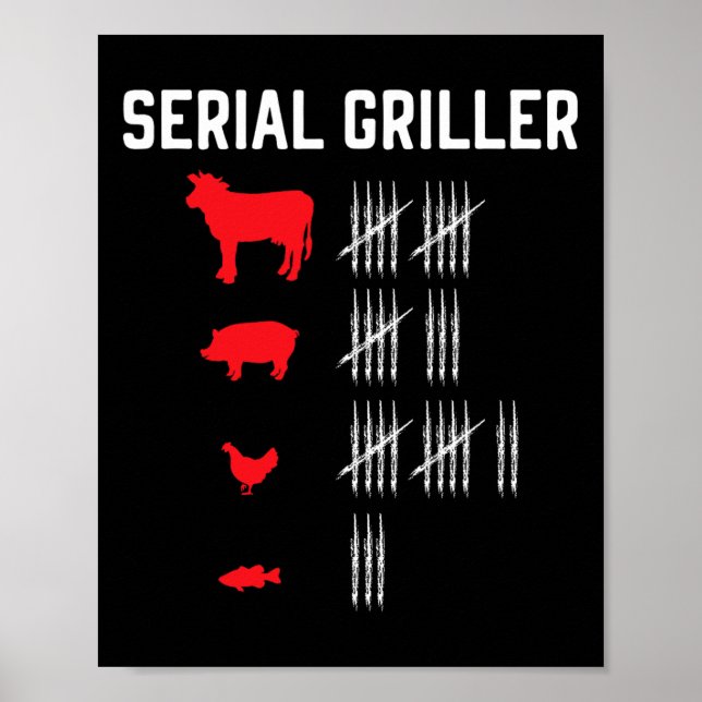 Póster Grill Serie Grilling Grillmaster Rbecue Bbq (Frente)