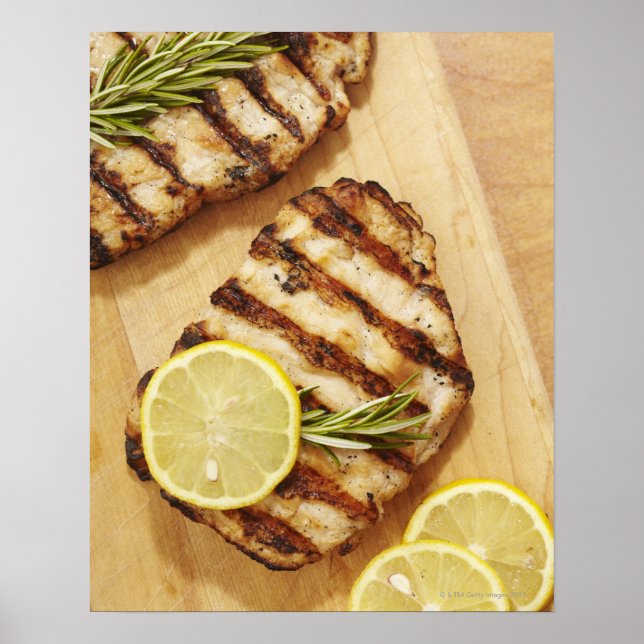 Póster Grilled Chicken Breasts (Frente)