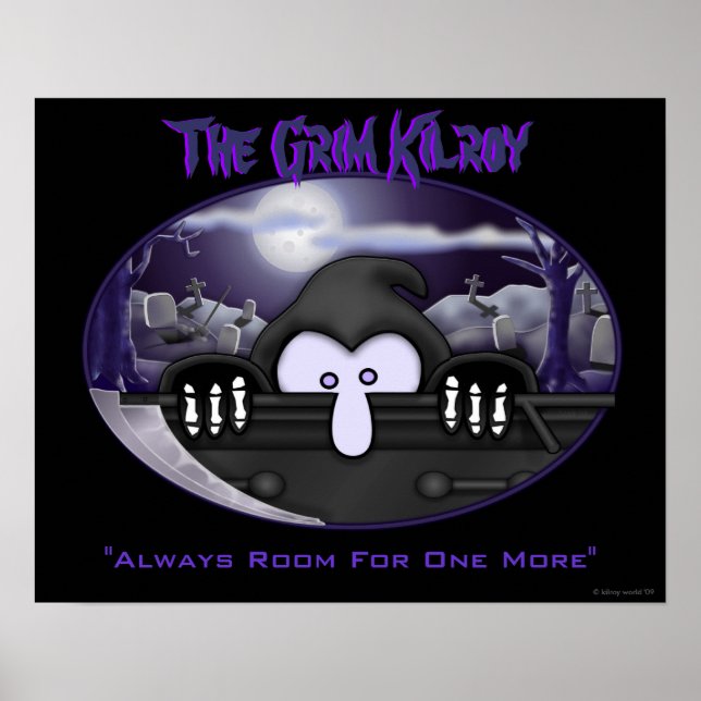Póster Grim Reaper Kilroy Poster (Frente)