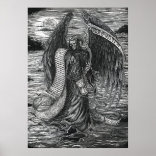 Póster Grime Reaper Poster - Wjhen el hombre viene