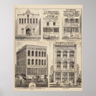 Póster Grimshaw and Town, Minnesota