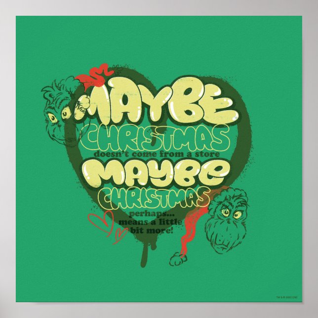 Póster Grinch | Cita de Navidades (Frente)