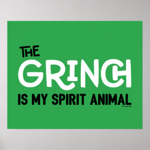 Póster Grinch es mi Animal Espiritual