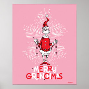 Póster Grinch   Feliz Grinchmas