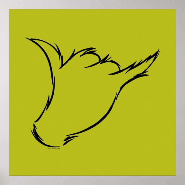 Póster Grinch | Máquina Media Camiseta (Frente)