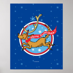 Póster Grinch   Máx. Merry Grinchmas!