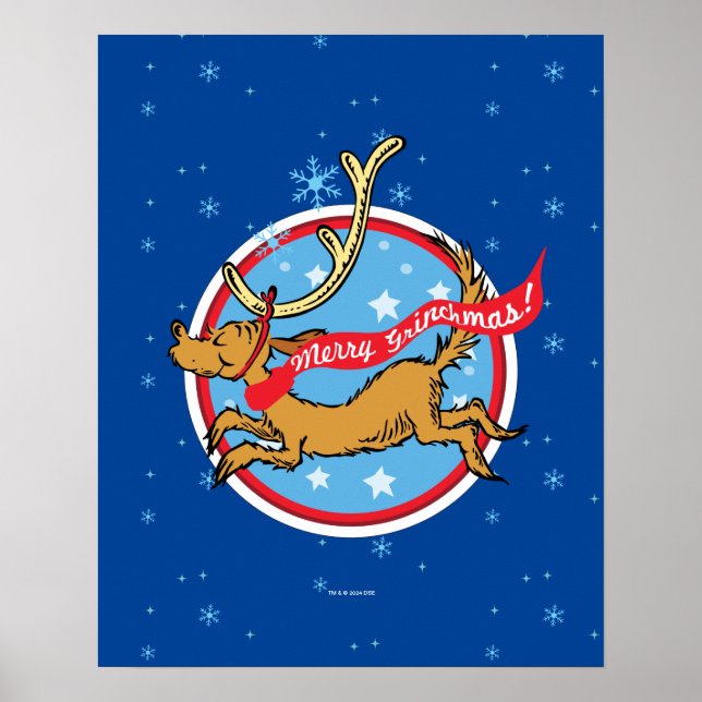 Póster Grinch | Máx. Merry Grinchmas! (Frente)