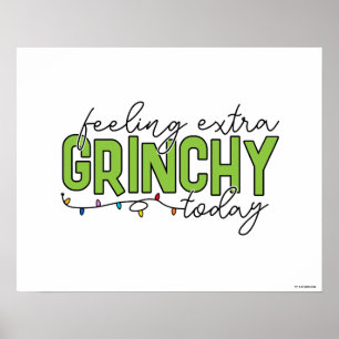 Póster Grinch   Me siento extra gruñón hoy 4