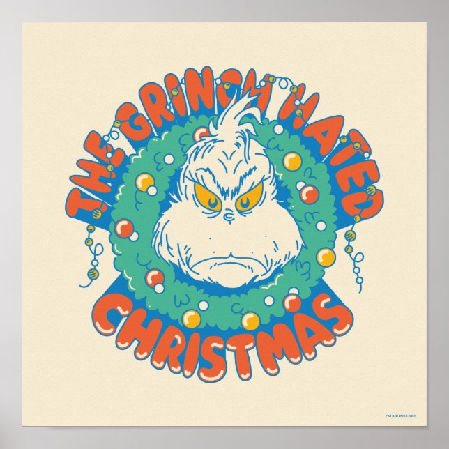 Póster Grinch Odió La Navidad (Frente)