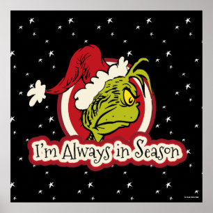 Póster Grinch   Siempre estoy en temporada