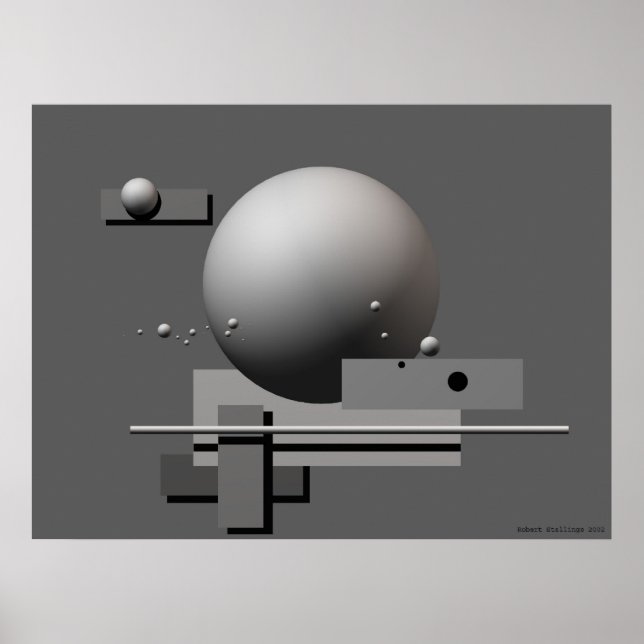 Póster Gris (Frente)