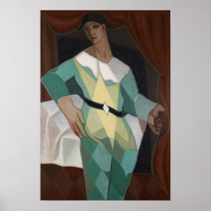 Póster Gris - Arlequín