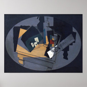 Póster Gris - Cartas De Juego Y Siphon 1916