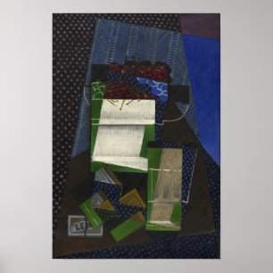 Póster Gris - Cerezas