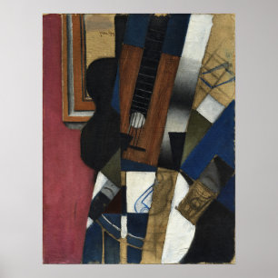 Póster Gris - Guitarra y Tubería
