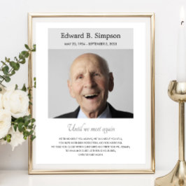 Póster Gris hasta que nos reunamos de nuevo con un poema