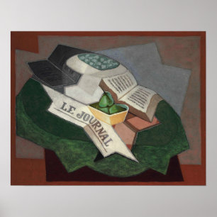 Póster Gris - La Alfombra Verde