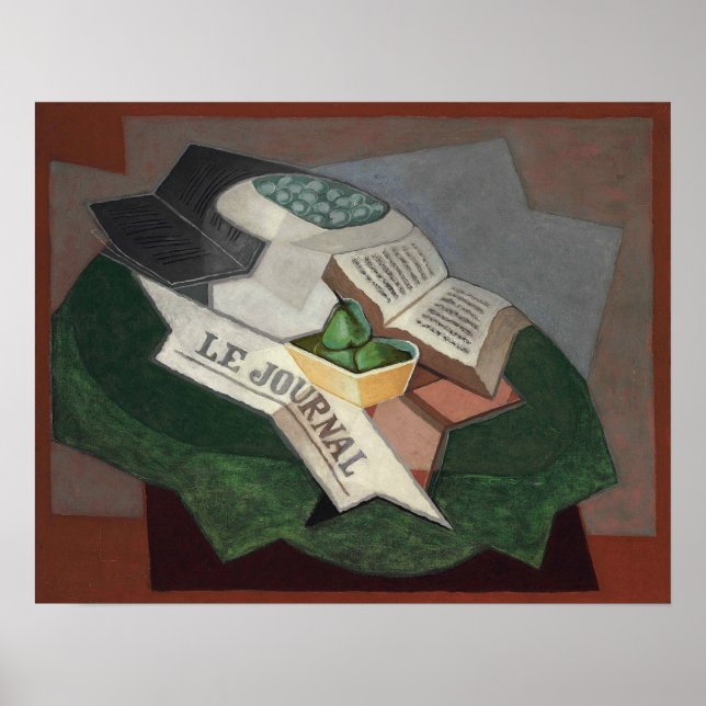 Póster Gris - La Alfombra Verde (Frente)