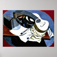 Gris - Mesa del pintor; pintura de Juan Gris