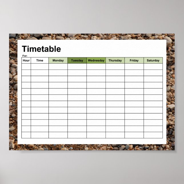 Póster Gris piedra (Frente)