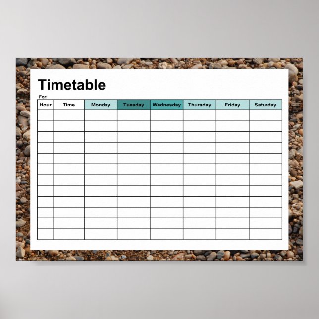 Póster Gris piedra (Frente)