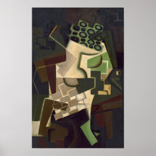 Póster Gris - Plato De Frutas En Un Pestaña A Bordo