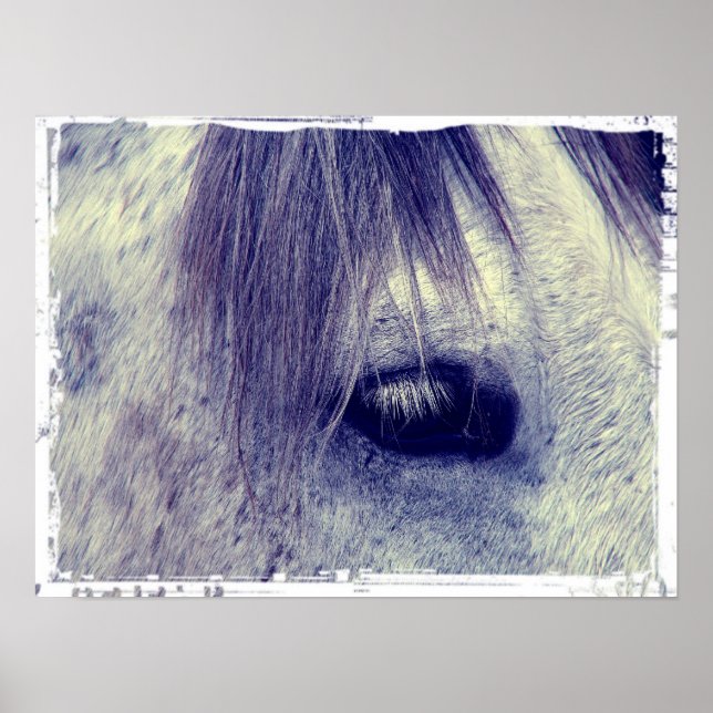 Póster Gris vintage (Frente)