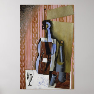 Póster Gris - Violín