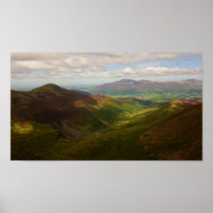 Póster Grisedale Pike y Skiddaw Poster