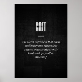 Póster Grit