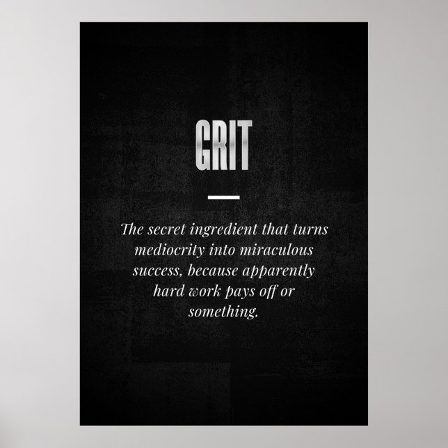 Póster Grit (Frente)