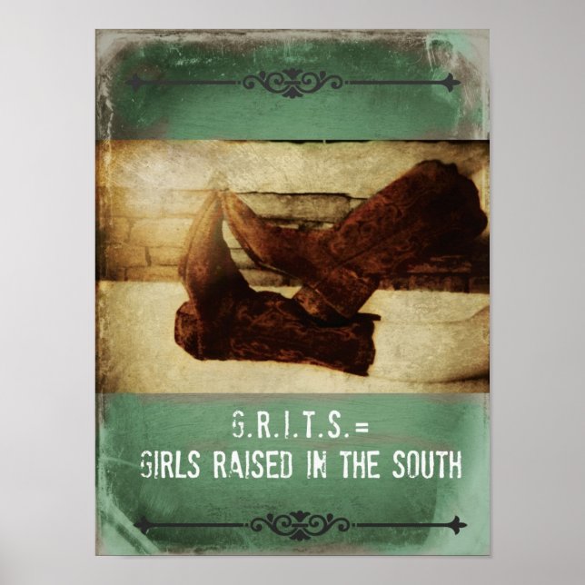 Póster Grit and Cowgirls (Frente)