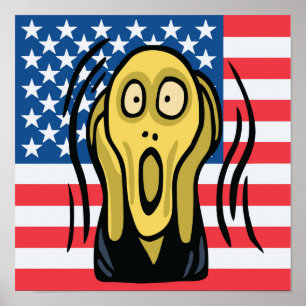 Póster Gritar americano