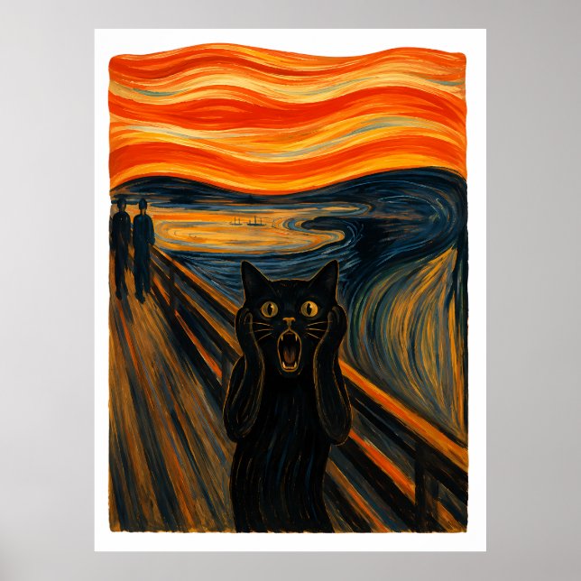 Póster Grito de gato (Frente)